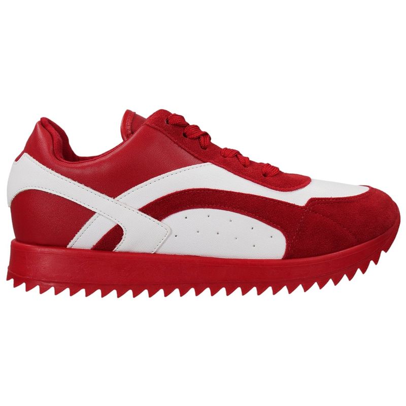 tenis vizzano branco e vermelho