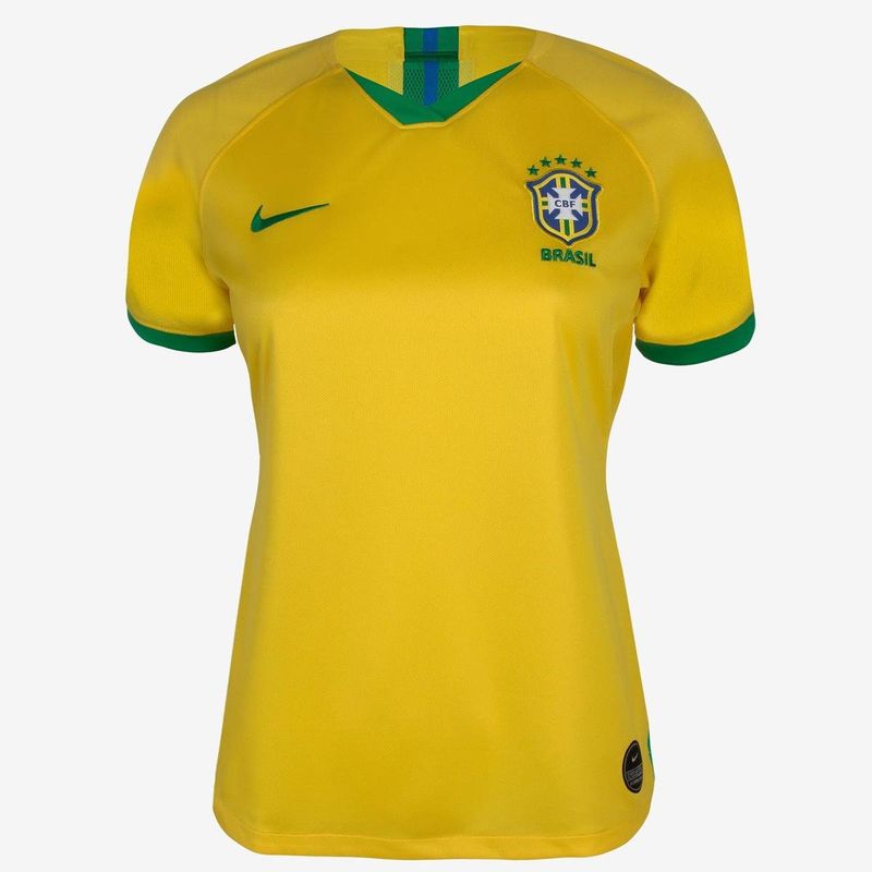 camiseta feminina verde e amarela