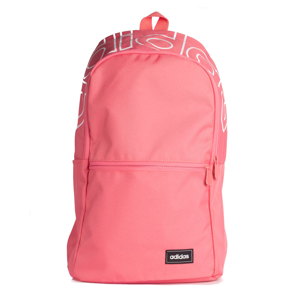 mochila adidas rosa claro