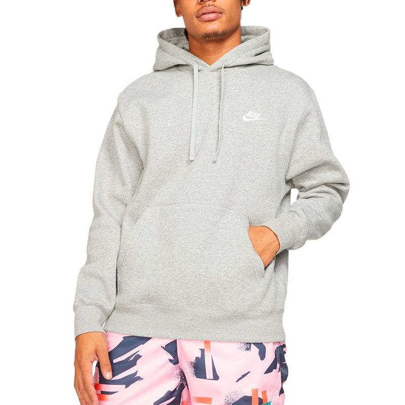 men's pullover moletom com capuz nike sportswear club fleece